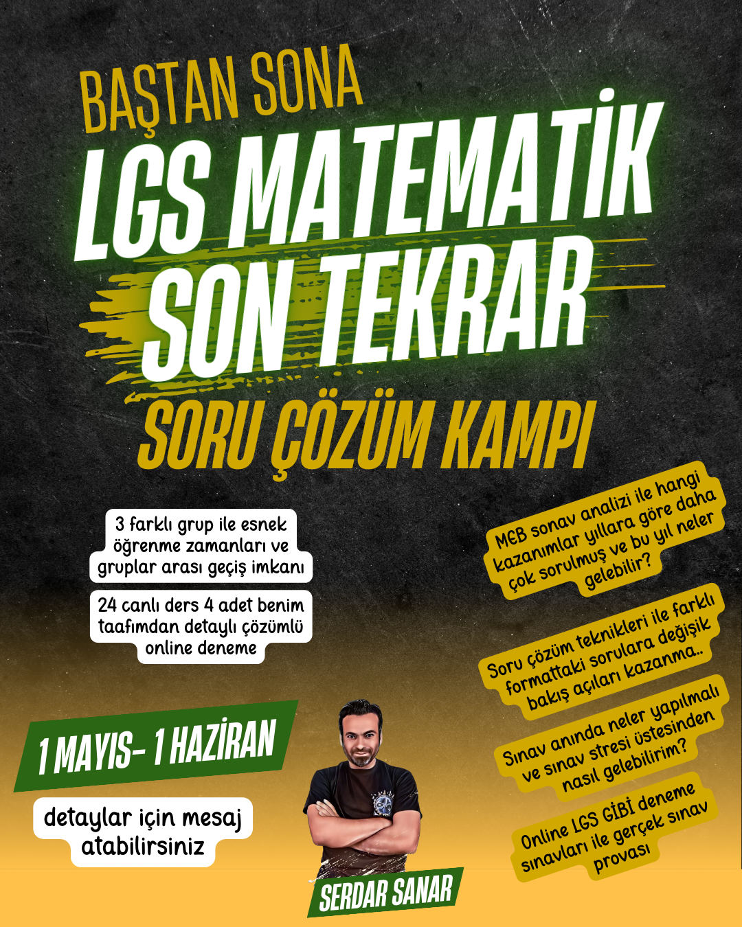 LGS SON TEKRAR SORU ÇÖZÜM KAMPI