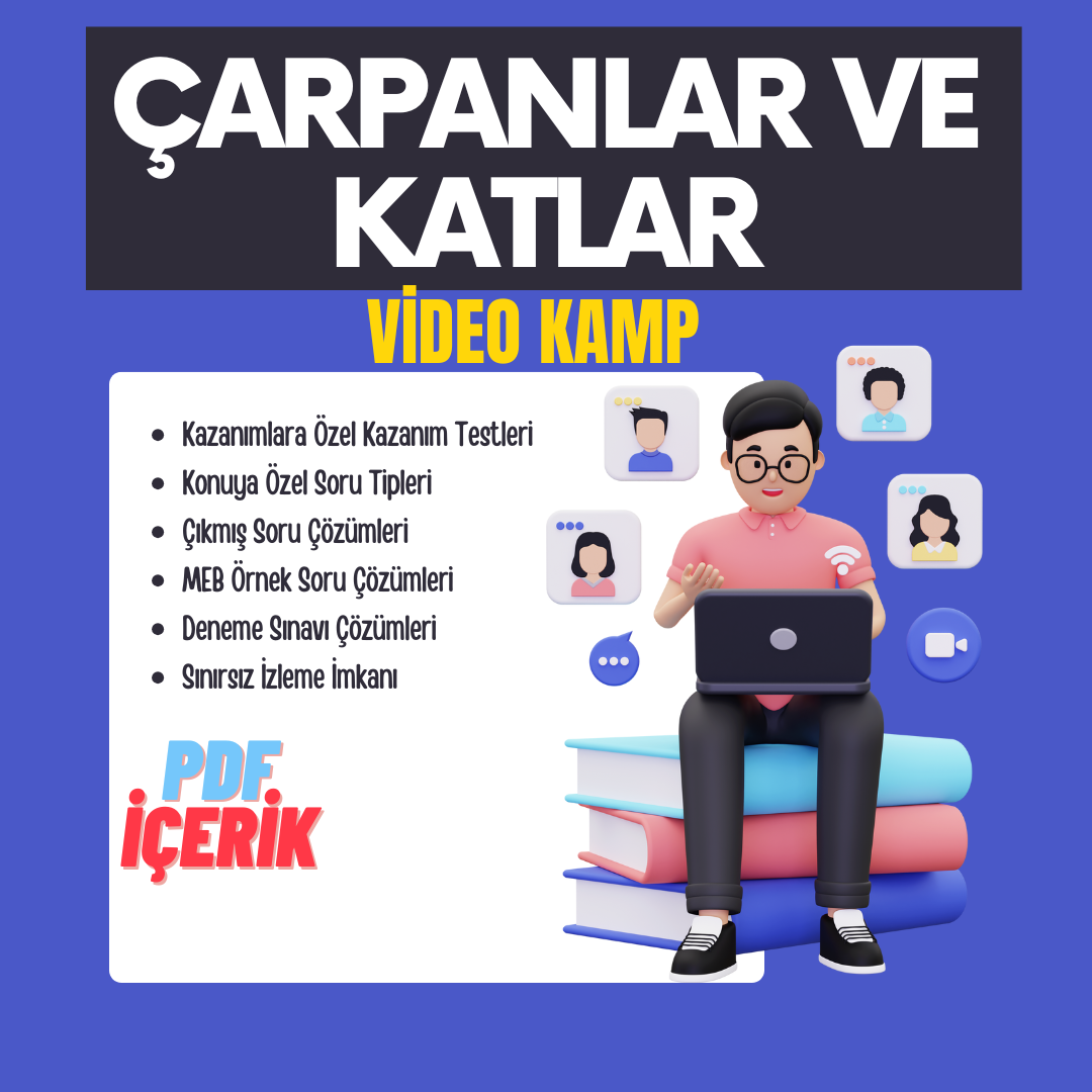 ÇARPANLAR VE KATLAR ÖZEL DERS VİDEOLARI